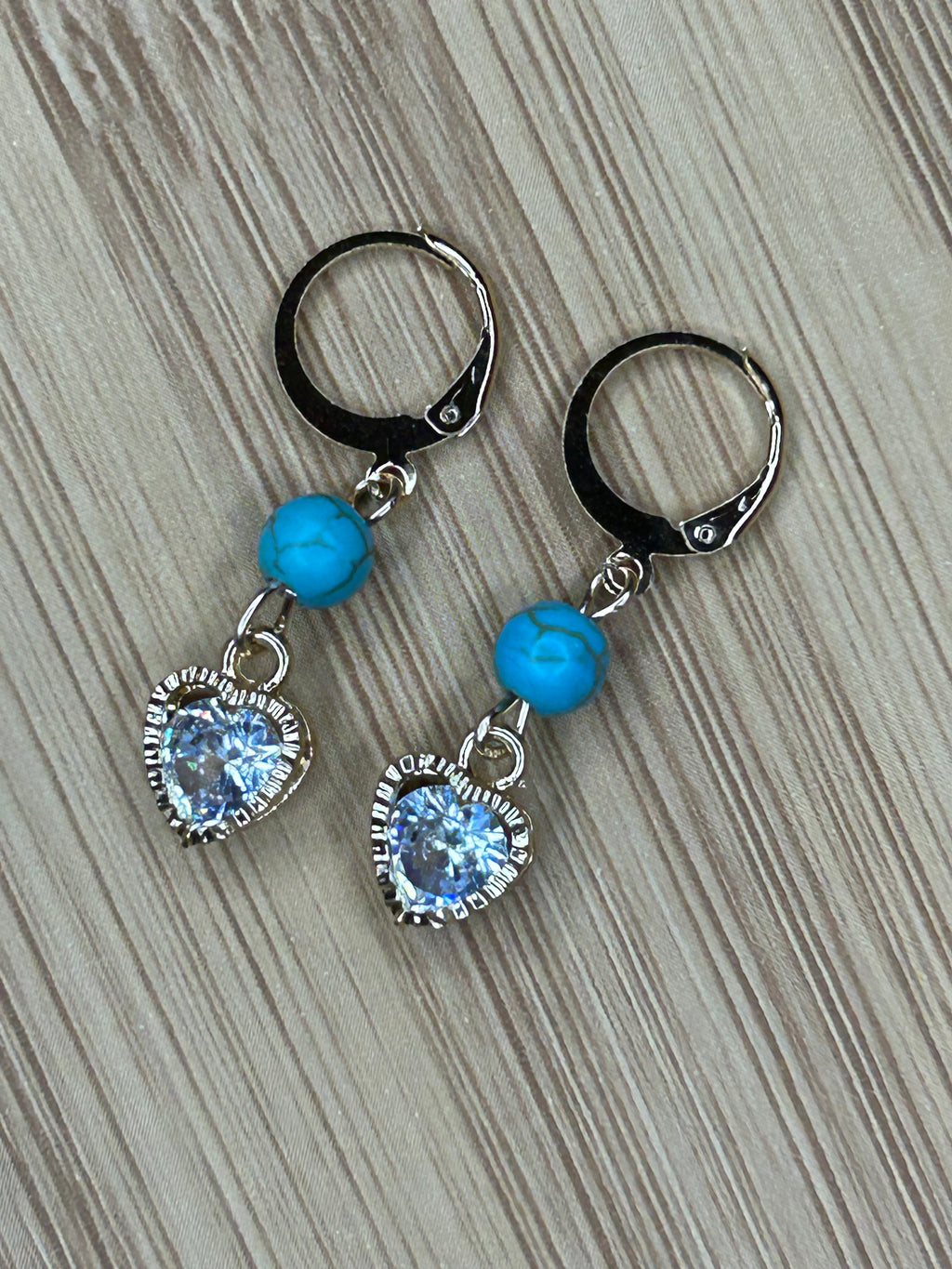 Gold Drop Earrings, Turquoise Jewelry Gifts for Women
