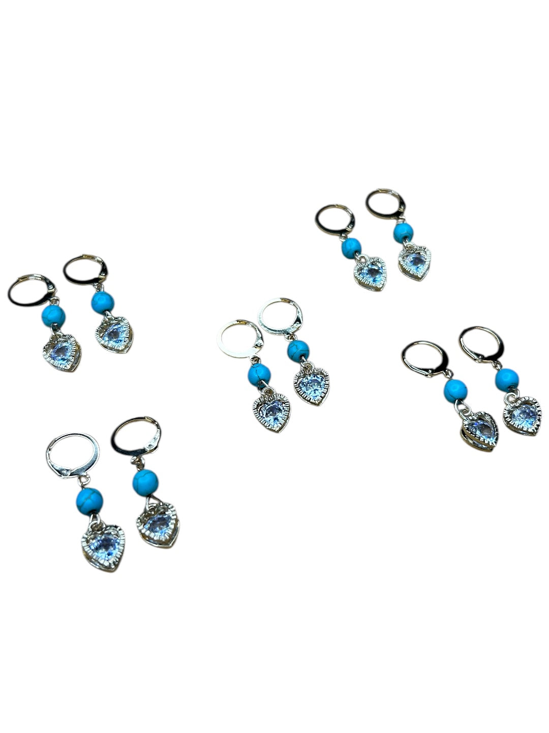 Gold Drop Earrings, Turquoise Jewelry Gifts for Women