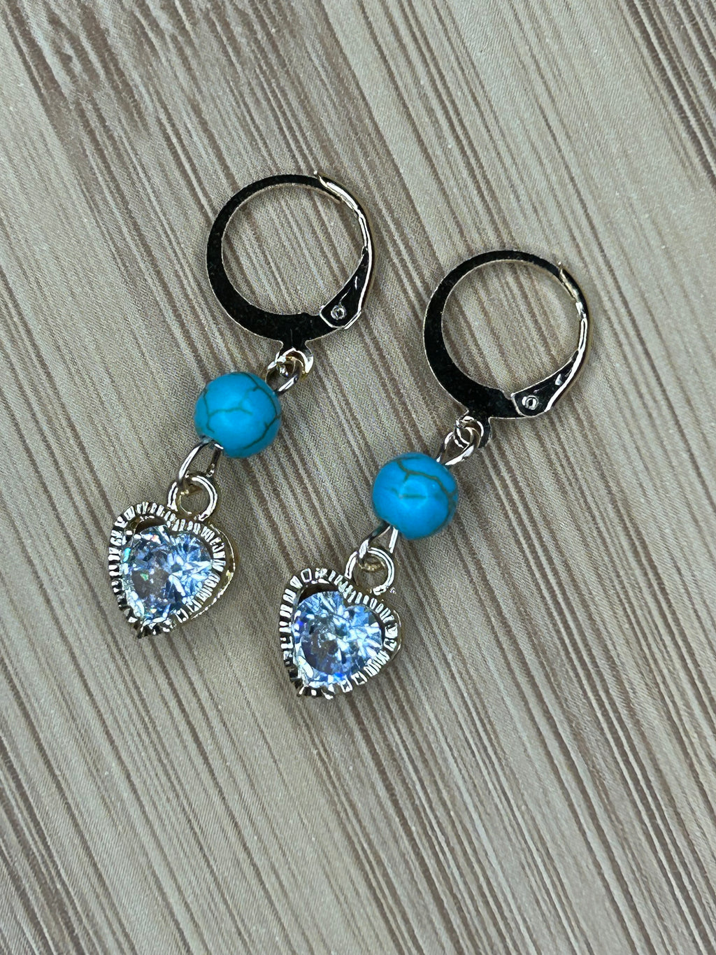 Gold Drop Earrings, Turquoise Jewelry Gifts for Women