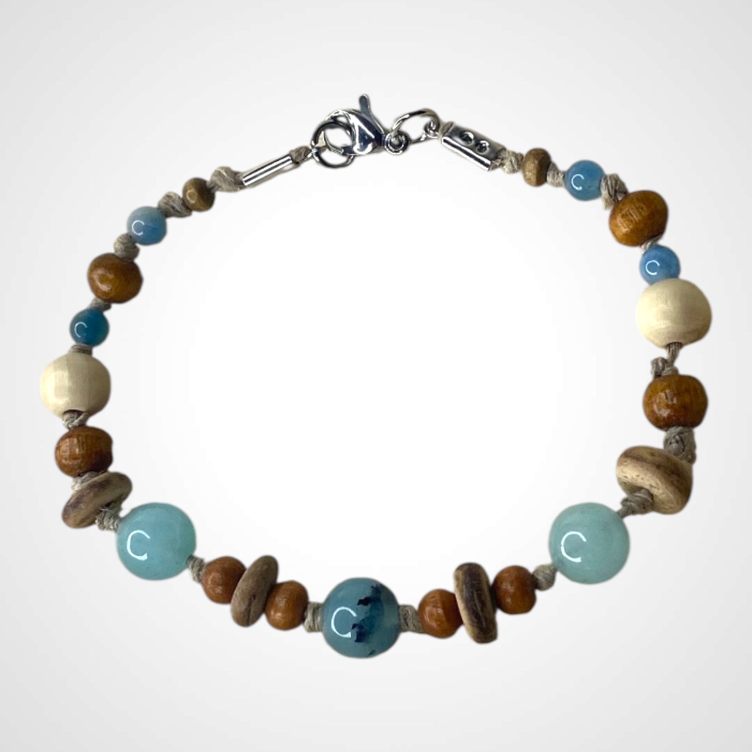 Boho Bracelet Stack, 3 pc Handmade Jewelry Set